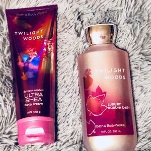 Twilight Woods lotion & bubble bath
